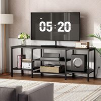 Mueble de TV Moderno para Sala de Estar, Mueble de Madera para TV, Mesa de Centro y Soporte para TV, Conjunto para Sala de Estar