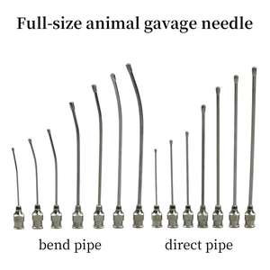 Tubo de alimentación curvado etal de para la administración de suplementos nutricionales a animale salvajes enfermos o sensibles - Product Image 3