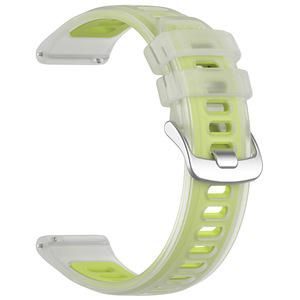 Correa de Reloj de Silicona Transparente de 20 mm y 22 mm, Repuesto para <span class=keywords><strong>Garmin</strong></span> <span class=keywords><strong>Forerunner</strong></span> <span class=keywords><strong>55</strong></span> 158 570 <span class=keywords><strong>Forerunner</strong></span> 245 645 645 Music Vivoactive 3 - Product Image 1