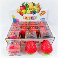 Briques anti-stress réalistes en forme de fraise, moelleuses et croquantes, à récupération lente, jouet unisexe pour enfants de 5 ans et plus, Zhejiang