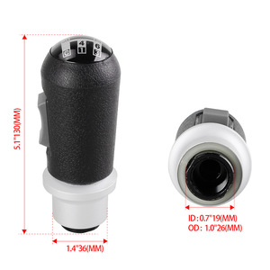 Truck Gear <b>Shift</b> <b>Knob</b> 1377386 Black Plastic Ergonomic For Scania 3 And 4 Series - Product Image 2