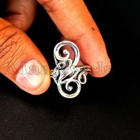MAAJEWELS Anneaux longs et ornés de style James Avery, en argent sterling 925, délicats, faits à la main, vintage, empilables, cadeau de Chine