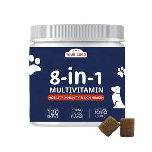 Kualitas tinggi Dog Multivitamin <span class=keywords><strong>Chewable</strong></span> dengan Glucosamine <span class=keywords><strong>vitamin</strong></span> suplemen Chondroitin Hip dan dukungan sendi kesehatan imun - Product Image 1