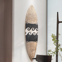 Planche de surf à Texture Vintage, décoration murale en bois, salon de thé, thème d'été, Restaurant, intérieurs, tenture murale