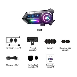 <span class=keywords><strong>Intercomunicador</strong></span> Bluetooth Personalizado para Casco, con <span class=keywords><strong>Doble</strong></span> Reducción de Ruido, para Motocicleta, con Certificado CCC - Product Image 3