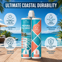 OEM ODM Mastic-colle polyuréthane blanc pour carrelage, étanche, pour carrelage céramique et sols en polymère époxy