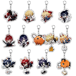 Llavero de acrílico de anime Chainsaw Man, figura de cosplay de dibujos animados, colgante de Denji, Pochita, Makima, <span class=keywords><strong>Hayakawa</strong></span> <span class=keywords><strong>Aki</strong></span>, regalo para colección de fans - Product Image 1