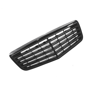 กระจังหน้าสีดำเงา Mercedes-Benz E-Class W211 ปี 2006-2008 อะไหล่ทดแทนทำจากพลาสติก ABS - Product Image 3