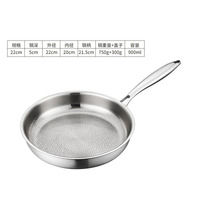 Poêle en titane de qualité supérieure, alliage de titane, sans revêtement, pour usage domestique, poêle à steak, compatible avec les cuisinières à gaz, batterie de cuisine en titane