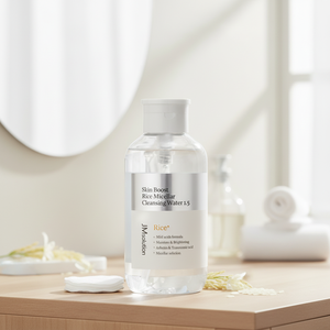 JMSOLUTION Korean Skin Boost Riz Eau Micellaire Nettoyante Vente Chaude 1.5 _ 500ml Soin Visage Fabriqué en Corée - Product Image 3