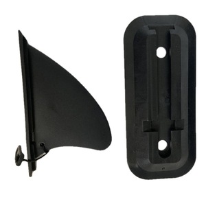 Juego de aletas para tabla de paddle surf, material PP universal de 4 pulgadas para lagos y ríos - Product Image 4