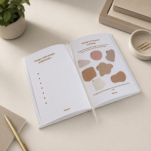 Quaderno con Copertina Rigida in Tessuto con Foglie Dorate, Rilegatura Cucita, Logo Personalizzato <span class=keywords><strong>e</strong></span> Stampa UV per Scrittura - Product Image 4