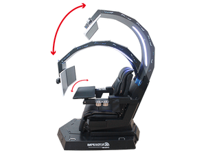 Bester Bürostuhl für Zuhause Imperator Works IW R1 Zero-Gravity-Liegestuhl Computer-Bürostuhl aus Echtleder Chef-Sessel mit Massage - Product Image 5