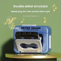 Mini enregistreur cassette rétro vintage créatif, porte-clés musical, mini lecteur mignon, souvenir, porte-clés, cadeau de Noël pour couple et amis