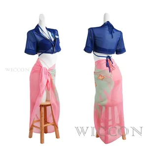 ชุดเดรสเซ็กซี่คอสเพลย์อนิเมะนิโคโรบินชุดยูนิฟอร์มชุดว่ายน้ำวิกแว่นตาวิกปาร์ตี้ฮาโลวีนคาร์นิวัลชุดการแสดงบทบาทในงานปาร์ตี้ - Product Image 2