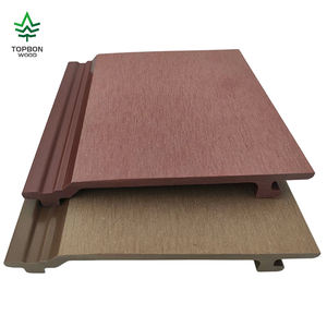 Panel de Pared Exterior Moderno de WPC, Impermeable, Acanalado, Revestimiento Exterior para Hoteles y Uso Doméstico - Product Image 2