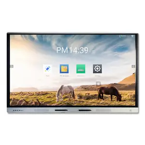 55 אינץ 'מחשב לוח תעשייתי pc עם מסך מגע lcd אינטראקטיבי נייד לוח גדול לבית הספר