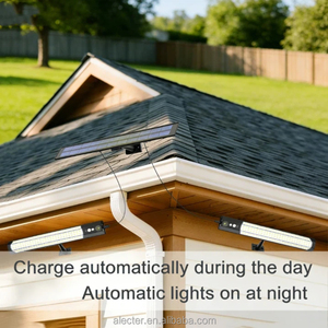 Trending Alecter Solar Powered <b>Motion</b> Sensor <b>Lights</b> IP65 Waterproof 4100K Neutral White High Brightness Lighting - Product Image 6