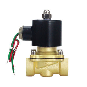 วาล์วควบคุมทองเหลืองแบบเปิด/ปิดปกติ DN50 เกลียว ใช้ไฟ AC220V วาล์วน้ำแบบปิดปกติ วาล์วโซลินอยด์ DC24V - Product Image 3