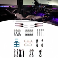 Luz Ambiental LED para Ford Focus, Lámpara de Atmósfera, Iluminación Interior del Coche, Panel de Moldura de Puerta, Anillo Luminoso para el Volante