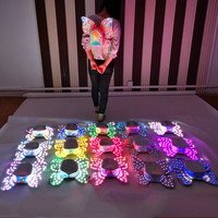 Sac à dos LED lumineux en forme d'aile de papillon, holographique et lumineux pour Carnaval, Halloween, Rave, Club, Événement, Accessoires de Cosplay