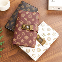 Organisateur de budget à feuilles mobiles avec serrure à code, grande capacité, étanche, pochette de rangement pour billets de banque, cadeau