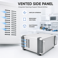 Boîtier de contrôle en alliage d'aluminium à installation facile pour instruments médicaux, protection IP54, boîte de jonction électrique pour instruments électroniques