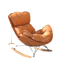 Chaise moderne Milestar berçante avec tissu technologique pour la maison, le bureau, le salon, la chambre à coucher, les hôtels et les appartements