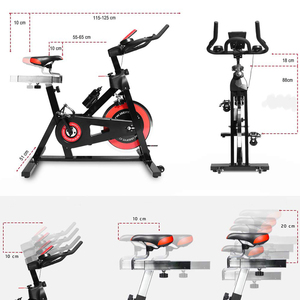 <span class=keywords><strong>Bicicleta</strong></span> de Ciclismo Estática para Gimnasio en Casa, <span class=keywords><strong>con</strong></span> Correa de Acero, <span class=keywords><strong>Bicicleta</strong></span> de Spinning para Deportes en Interiores, Venta al Por Mayor - Product Image 3