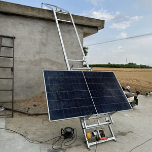 Pengangkat Panel surya kustom tinggi 30 Meter pengangkat kerekan elektrik <span class=keywords><strong>Platform</strong></span> pengangkat tangga dengan kapasitas kuat 300KG - Product Image 6