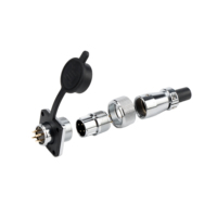 Connecteur Weipu étanche WS16-4pin 4 broches WS16 WS16K3TQ WS16J3Z prise de panneau à bride