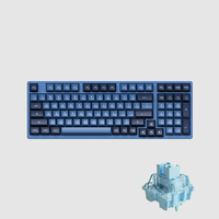 Akko 3098B 98 Key Tri Mode Hot Swappable Mechanical Keyboard RGB Backlit 3000mAh untuk PC Gaming Kantor
