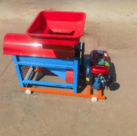 Machine à égrener le maïs à moteur diesel à haute productivité, petite machine à égrener domestique 6HP à 3 axes