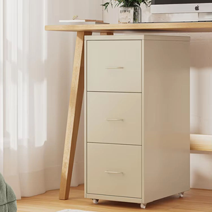 Carrito con 3 Cajones HomeStyle, Acero Laminado en Frío, Paleta Personalizada, Sin Humo, Organizador de Almacenamiento para Dormitorio y Baño - Product Image 1