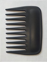 Vente directe usine : Peigne à dents larges portable en plastique, peigne plat, peigne de coiffure