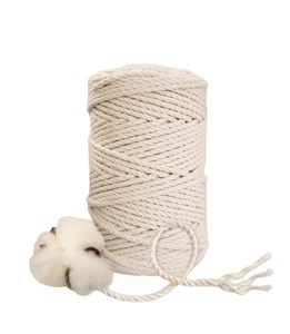Corda di cotone 10mm 66 piedi intrecciata corda multiuso in cotone per annodare <span class=keywords><strong>macramè</strong></span> - Product Image 1