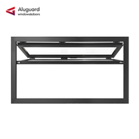 Fenêtre de service commerciale en aluminium sur mesure, relevable et pliable, pour devanture de restaurant |   Aluguard