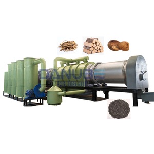 Four de carbonisation au charbon de bois sans fumée entièrement continu en bois de bambou convivial pour l'utilisateur - Product Image 1