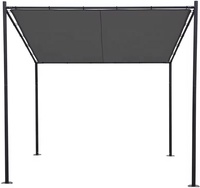 Mobilier d'extérieur, abat-jour étanche 2.5*2.5 m gazebo, tente de barbecue coudée