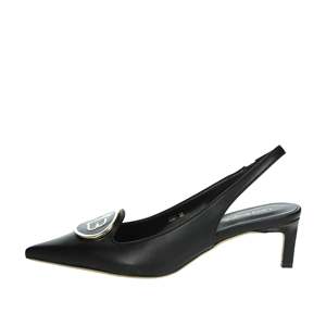 Zapatos de Tacón Laura Biagiotti para Mujer, Modelo Slingback, Color Negro, Talla 38, Punta en Pico - Product Image 1