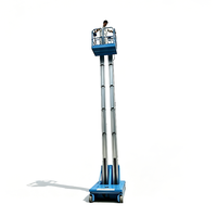 Plateforme élévatrice électrique automotrice en aluminium pour extérieur, élévateur mobile hydraulique