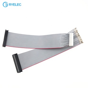 Cabo de Alimentação Plano Personalizável 2*13 pinos 1.27mm 2.54mm Passo IDC para JST-PHD FC-26 pinos Placa-Mãe Fio Plano 0.635 para Computador - Product Image 3