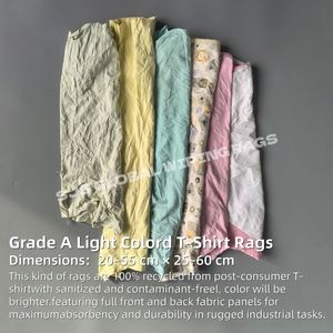 Chiffons absorbants pour eau et huile, économiques, légers, en coton 100%, en vrac, pour atelier, pour le nettoyage - Product Image 2