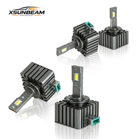 Ampoules de phare LED 6500K 35W, Plug & Play, compatibles D1S D3S D5S, pour ballast HID de voiture OEM, étanches, fournies par l'usine chinoise