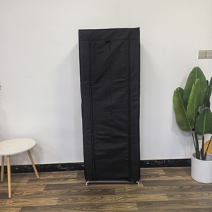 Étagère à chaussures en acier multi-niveaux <span class=keywords><strong>Songmics</strong></span> pour 27 paires de chaussures, organisateur de rangement sur pied, grande capacité, 58 x 28 x 160 cm, noir - Product Image 4