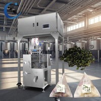 Équipement d'emballage de thé électrique entièrement automatique à scellage par ultrasons avec contrôle PLC pour applications alimentaires et chimiques, sacs en nylon