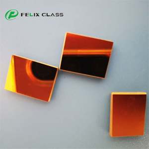 Miroir plano-concave FELIX Laser BK7 K9 avec revêtement argenté et doré pour machine de marquage laser - Product Image 4