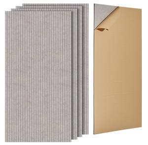 Paneles Acústicos de Fibra de Poliéster de Alta Popularidad, Paneles Insonorizantes con Autoadhesivo para Estudio en Casa - Product Image 1