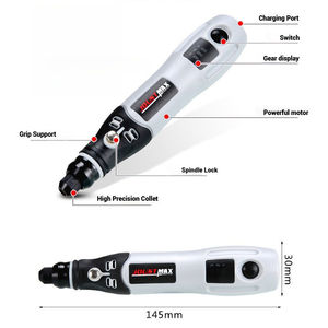 Kit de Mini Amoladora Angular Inalámbrica de 3mm con Carga USB de 3.7V, Lápiz de Grabado, Herramientas de Pulido, Interruptor de Gatillo, Batería, 10000 rpm - Product Image 5