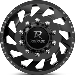 ล้อแม็ก J02ทันเดอร์ DRW แบบอะลูมิเนียม22 24 26นิ้วสำหรับรถฟอร์ด F350 F450 F550 Chevy Silverado 3500HD GMC Sierra - Product Image 6